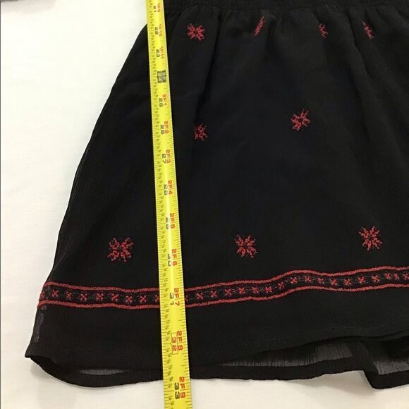 Joie Geromine Black Mini Dress Silk Floral Embroidered Mini Dress New Size XS - Picture 10 of 10